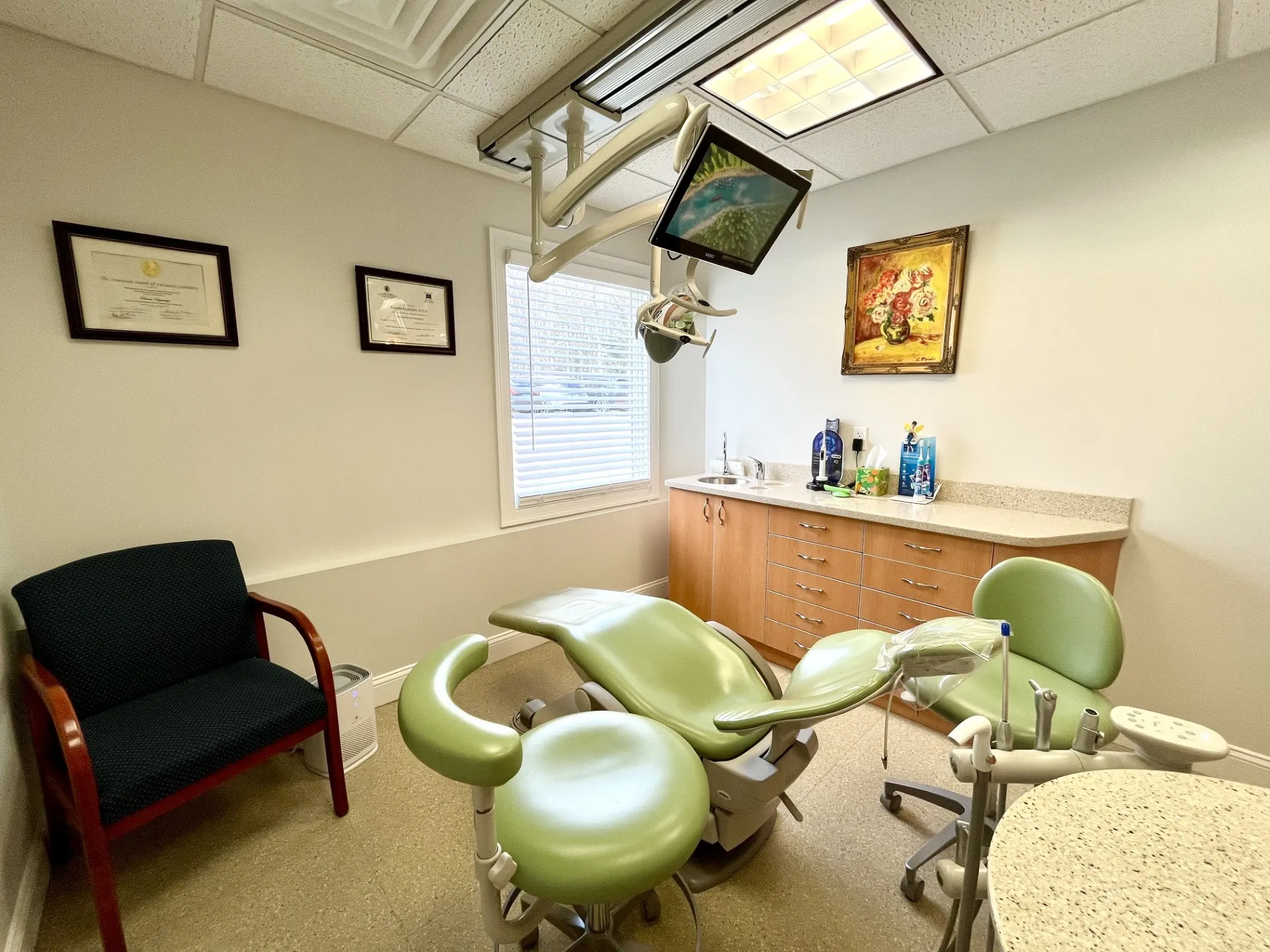 Green Treatment Room